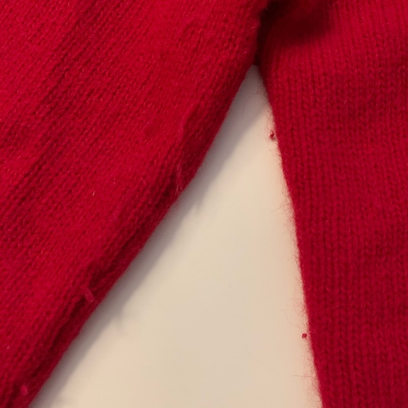 BCBGMaxAzria Wool & Angora Split Sleeved Sweater - Picture 4 of 6